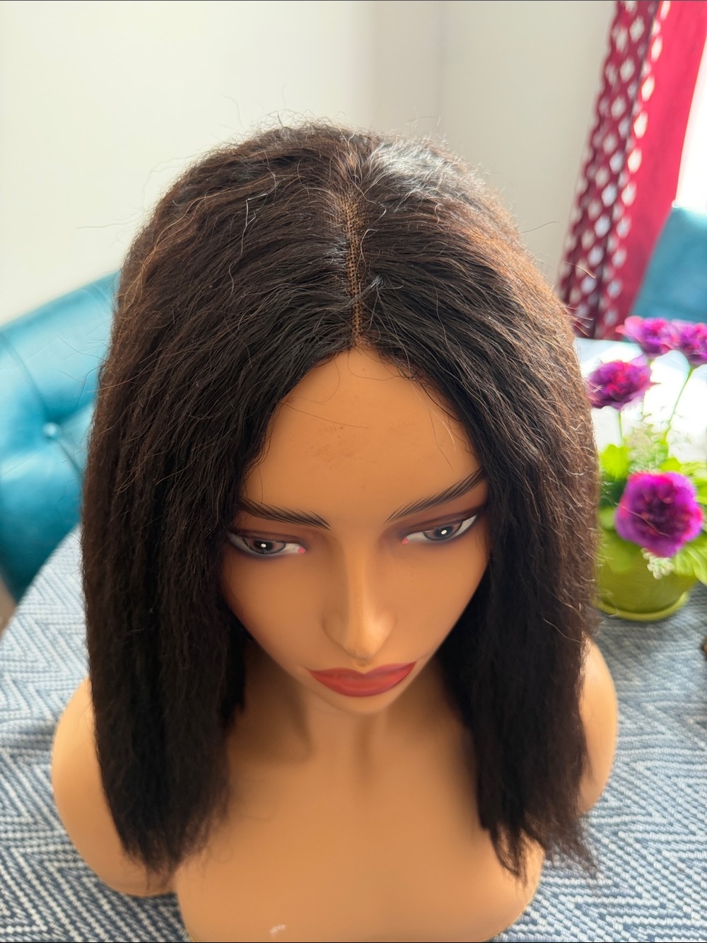 Natural Straight Brown Women's Wig - Unbranded